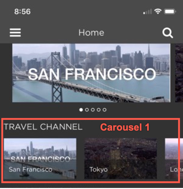 Home with carousel