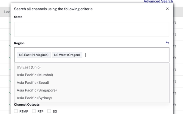 Region Filter